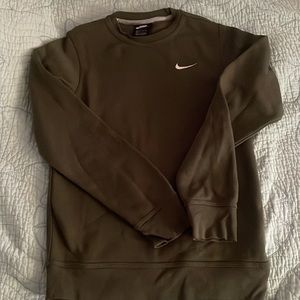 Mens Olive Green Nike Sweatshirt
